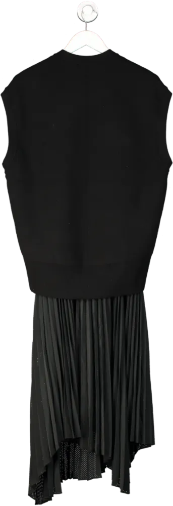 All Saints Black Leia Harley Dress UK S