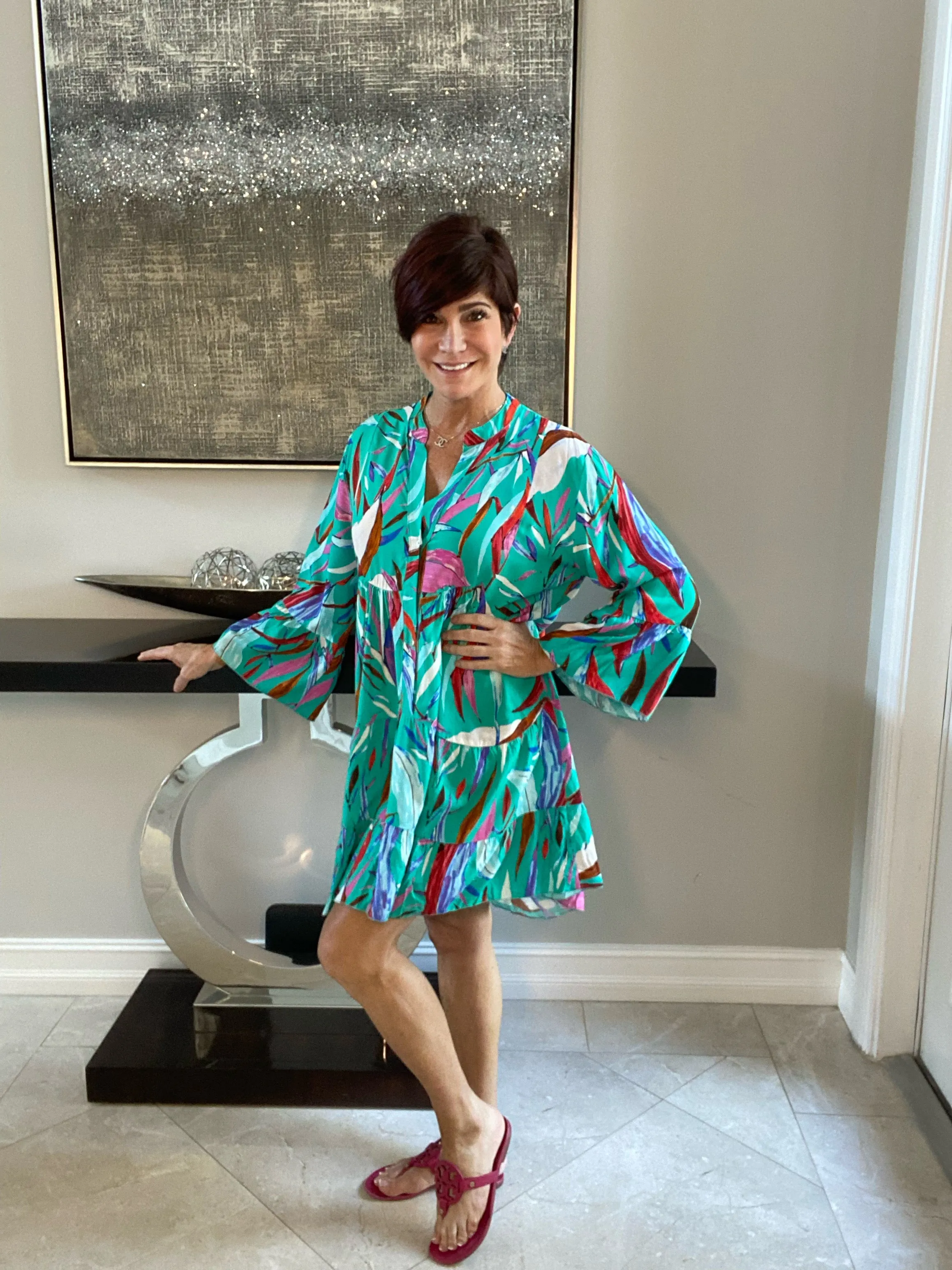 Bali Chic Colorful Short Summer Dress