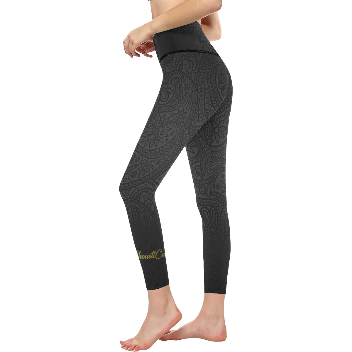 BANDANA LUXURY BLACC High-Waisted Leggings