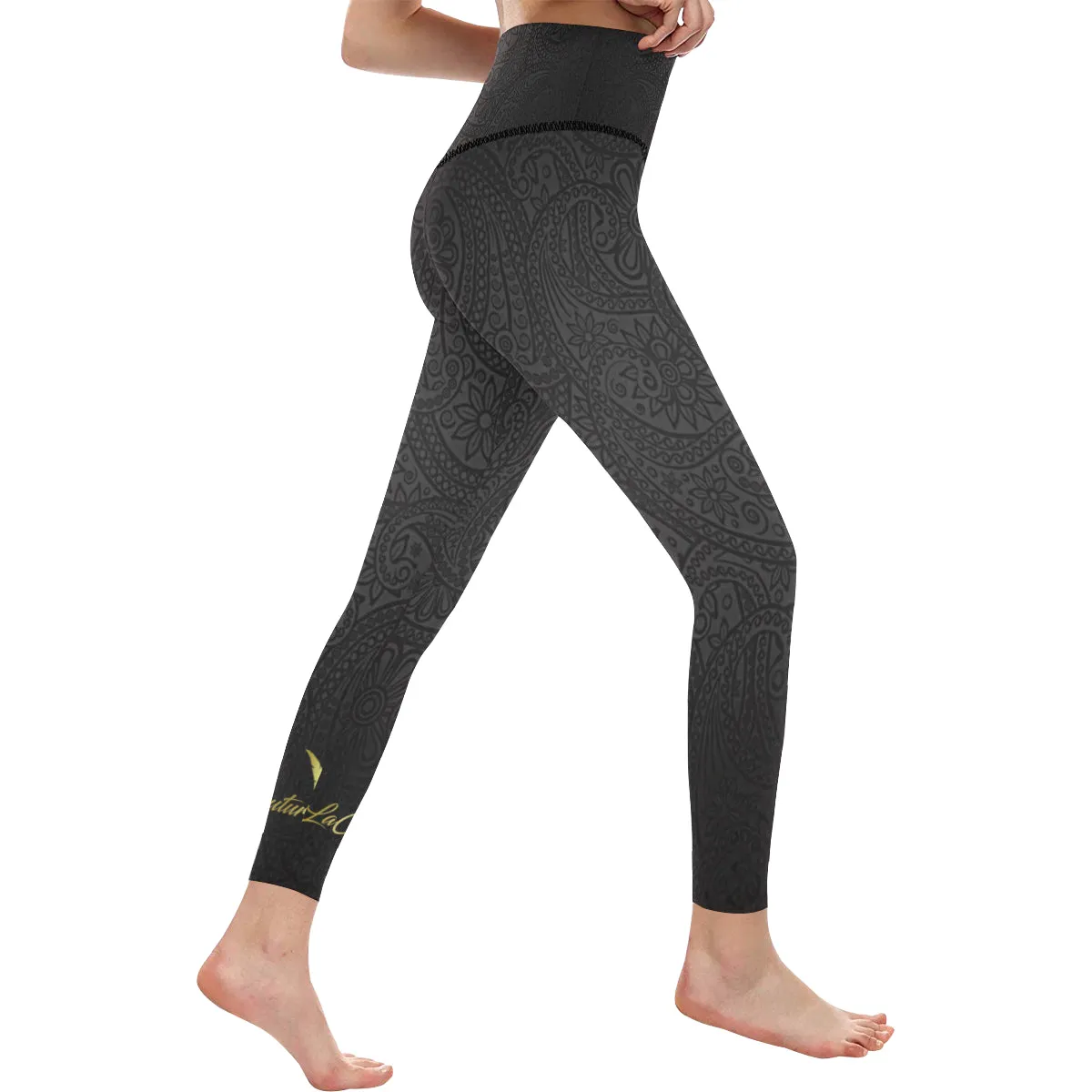 BANDANA LUXURY BLACC High-Waisted Leggings