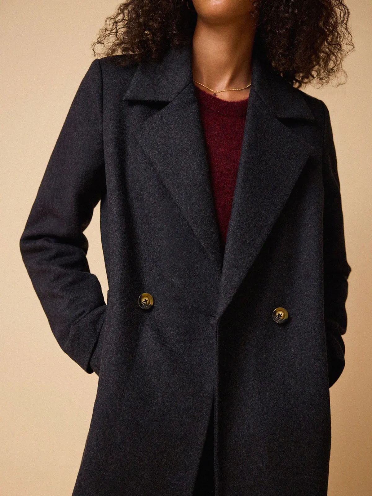 Brooke Maxi Coat - Charcoal