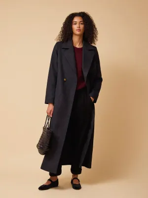 Brooke Maxi Coat - Charcoal