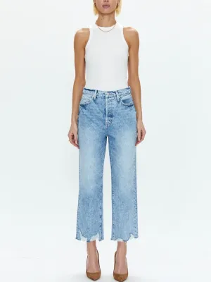 cassie super high rise straight crop - baja