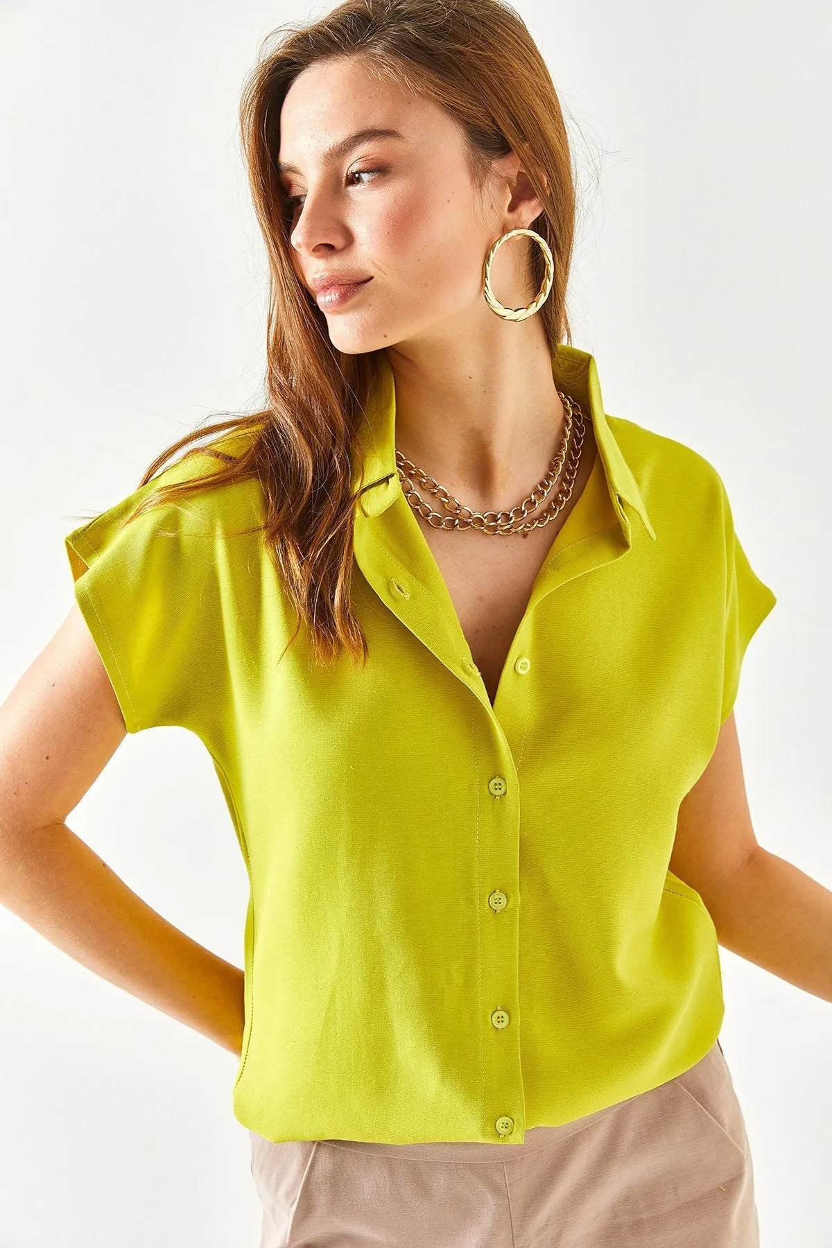 Casual Boho Style,Bat Sleeve Viscose Shirt,Flowy Summer Blouse,Bohemian Chic,Alternative Fashion,Solid Pattern Elegance Shirt,Office Top 3