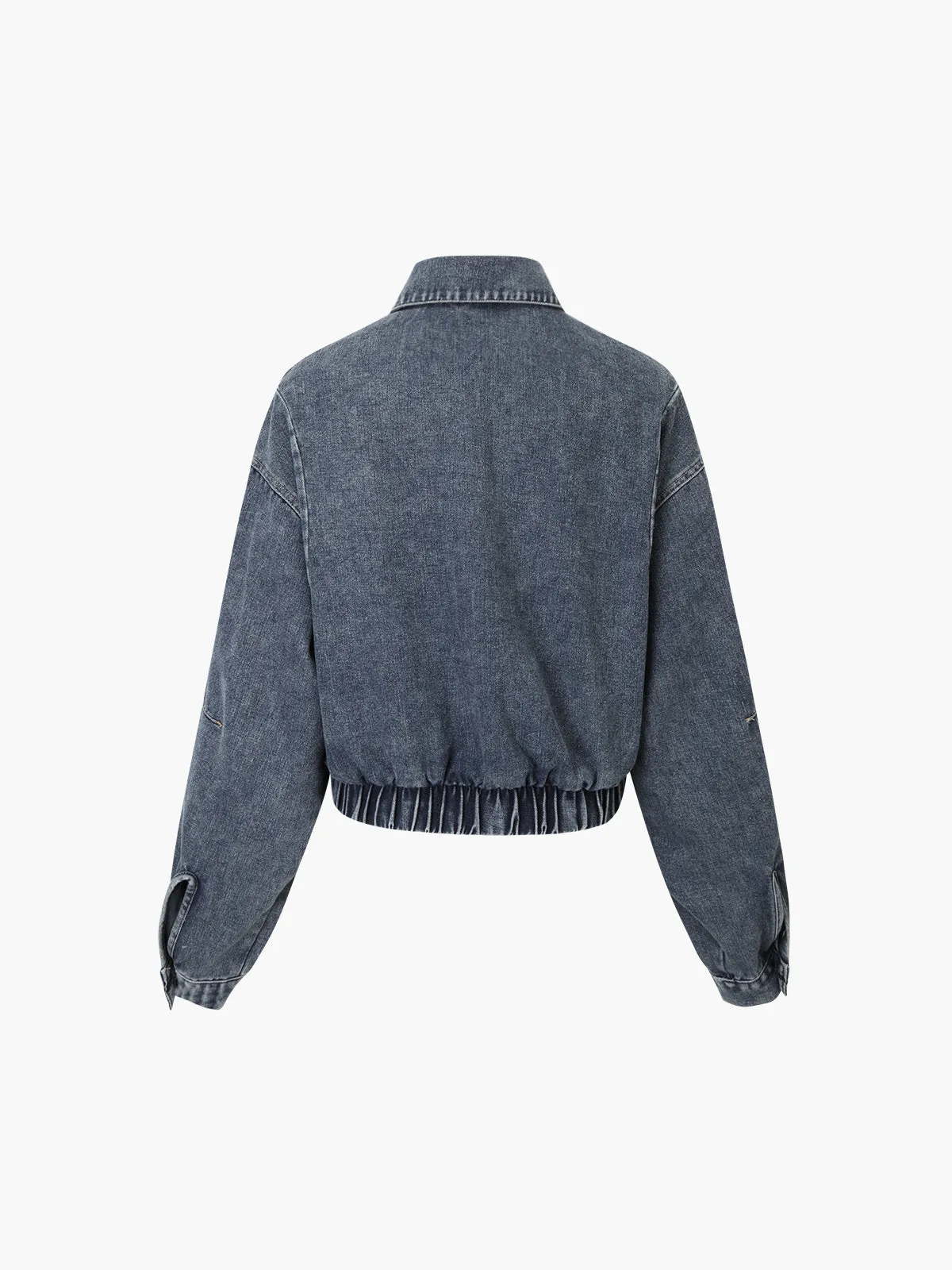CHICMY- Vintage Wash Denim Jacket