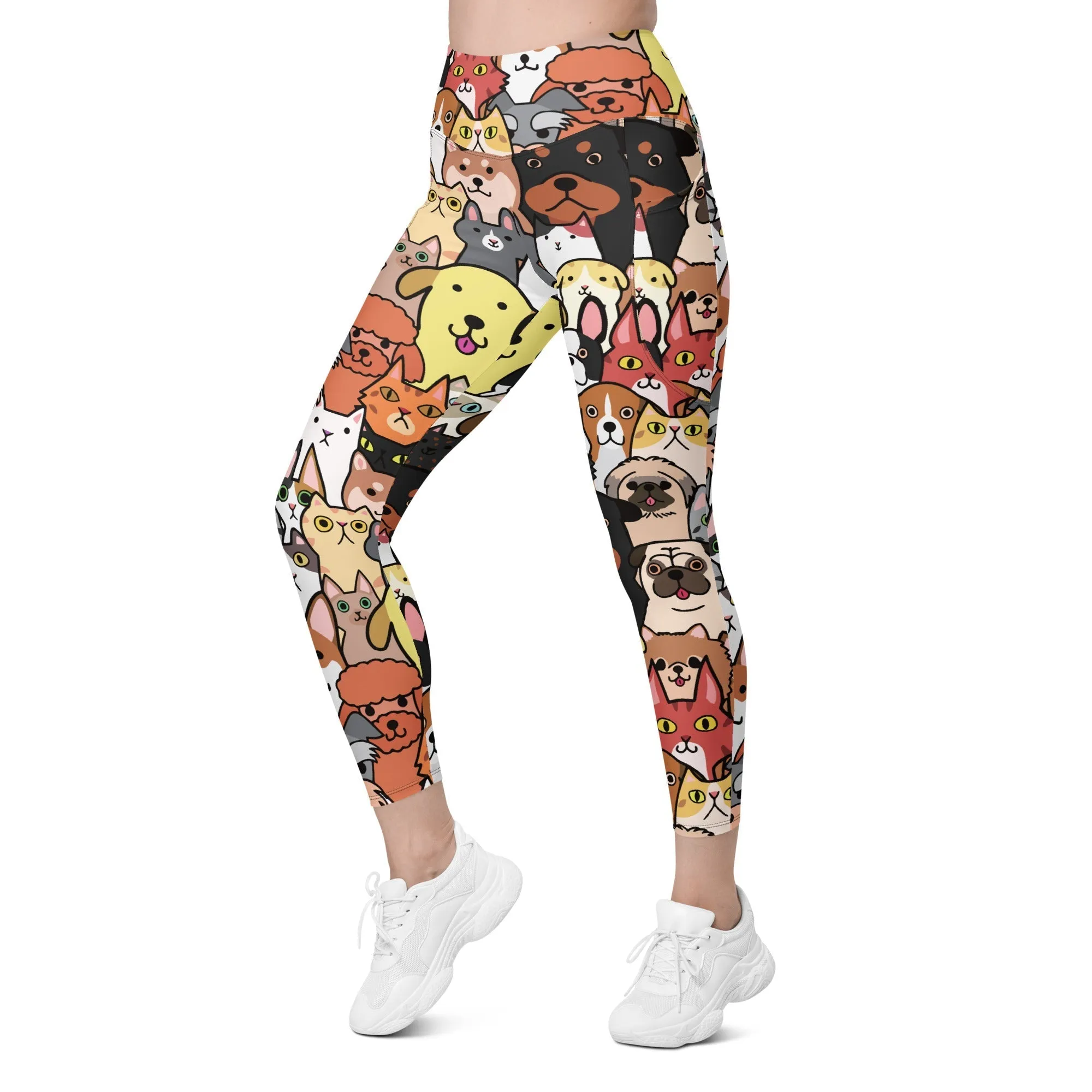 Cuteness Overload Leggings With Pockets