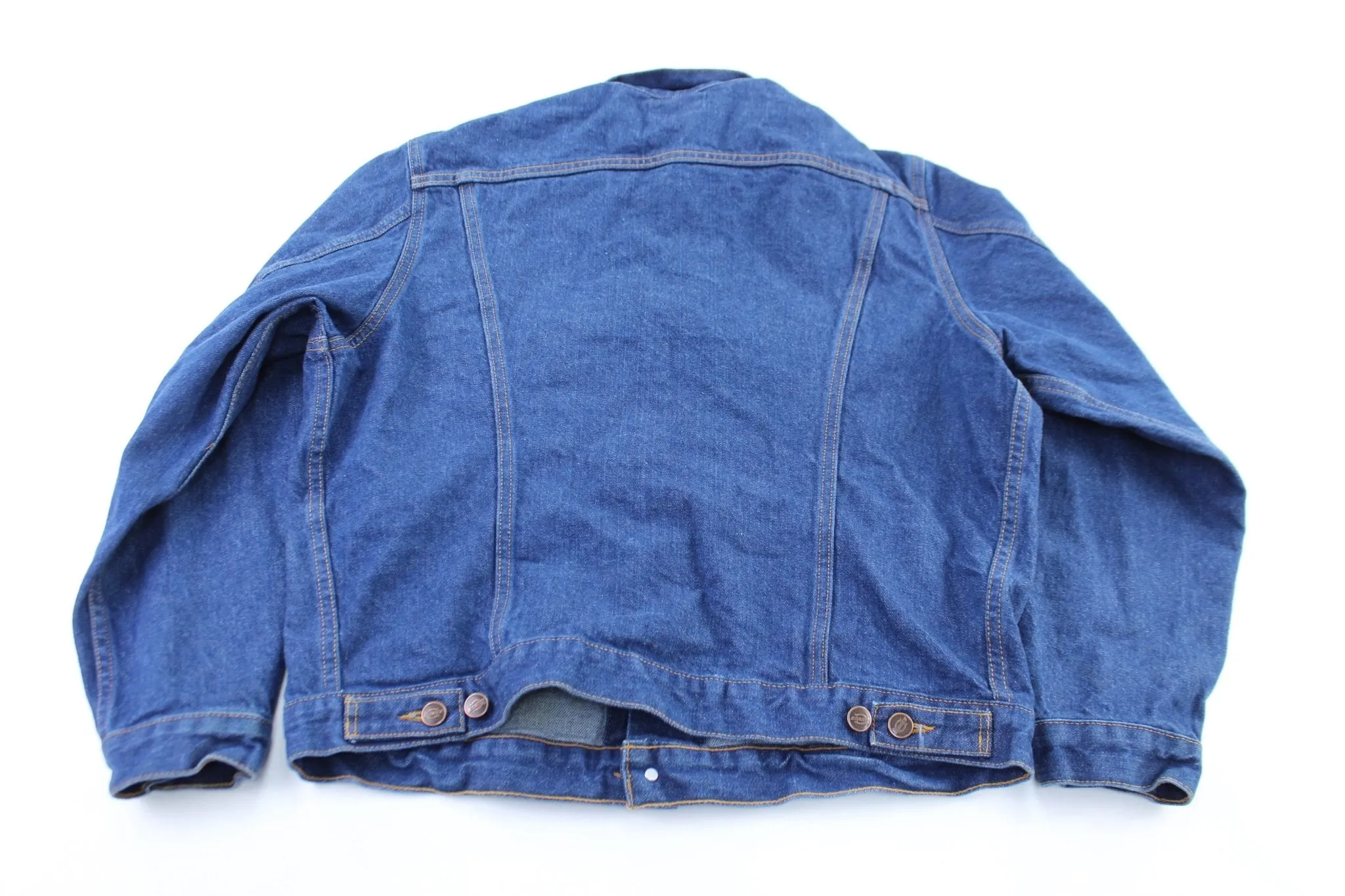 Dickie's Logo Patch Dark Wash Denim Jacket