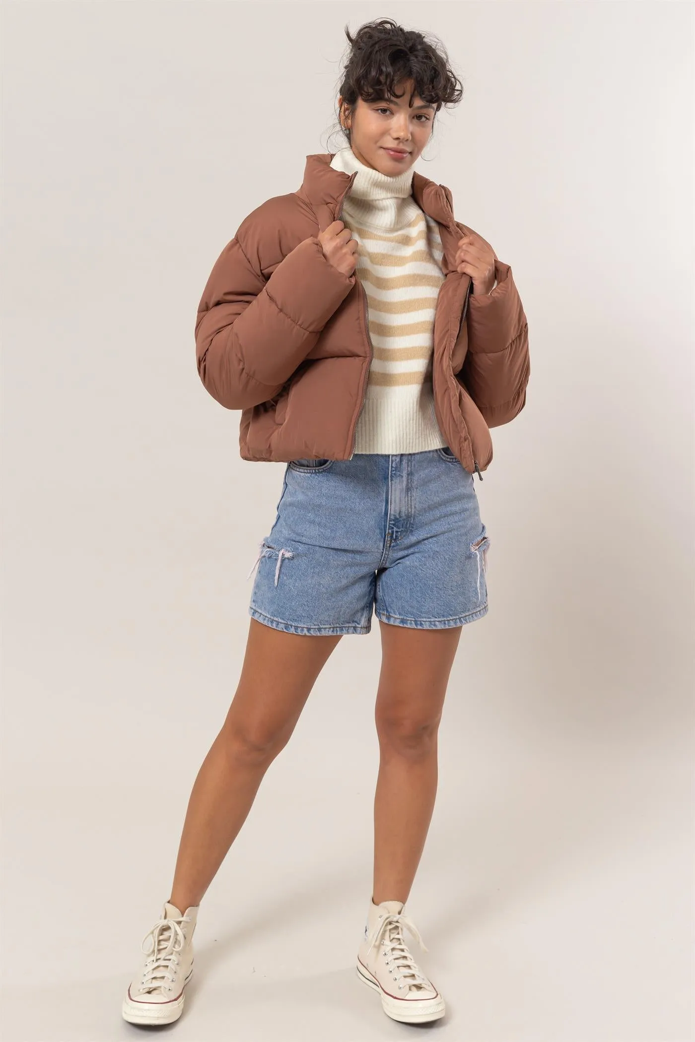DZ24E422-Quilted Puffer Jacket