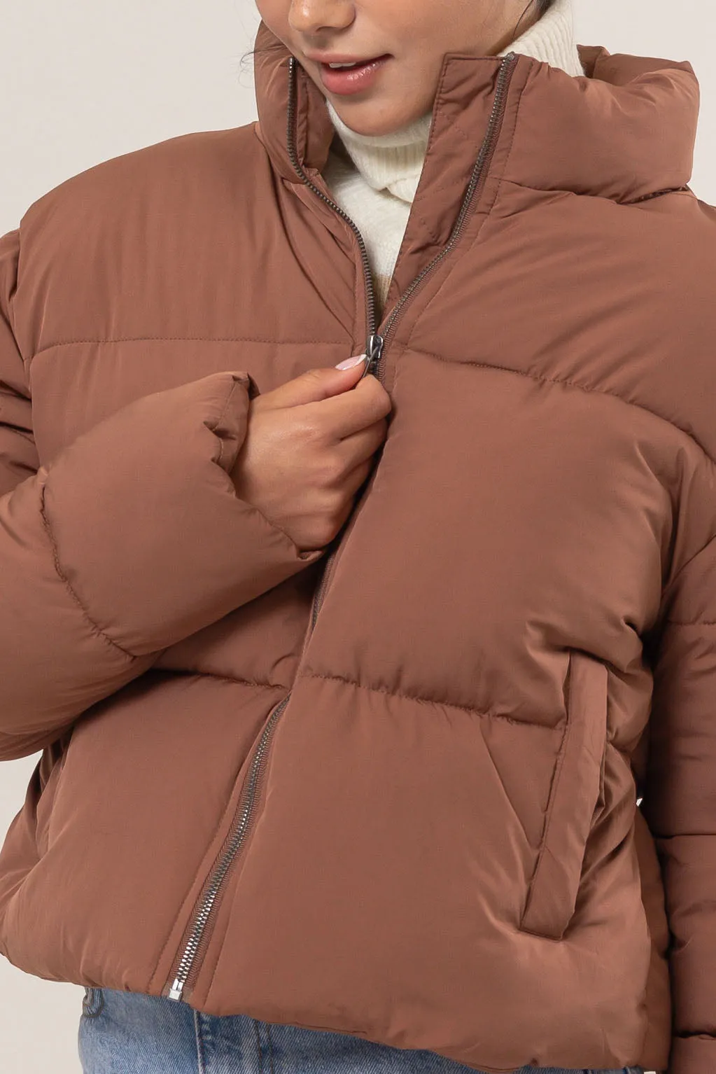 DZ24E422-Quilted Puffer Jacket