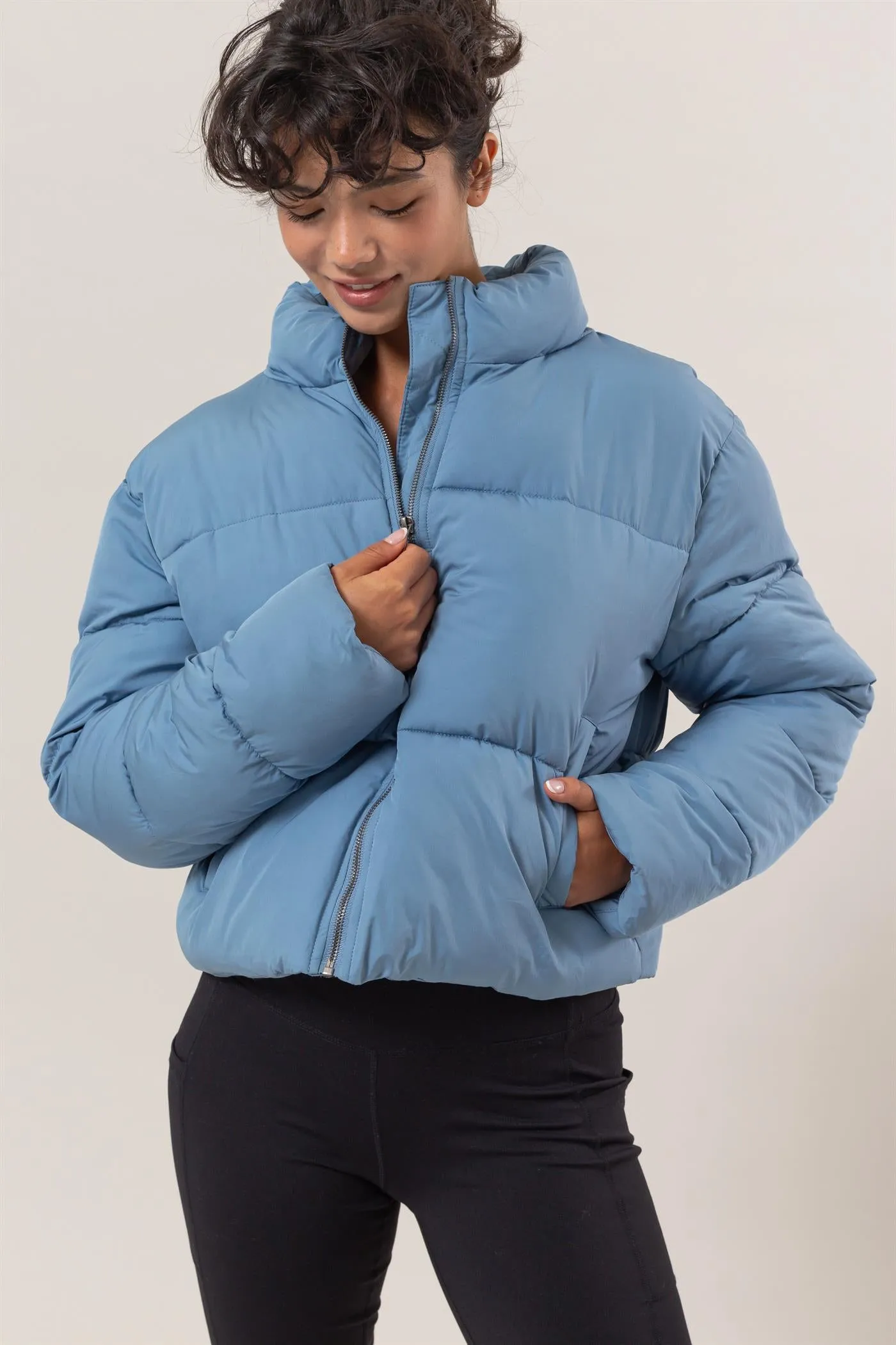 DZ24E422-Quilted Puffer Jacket