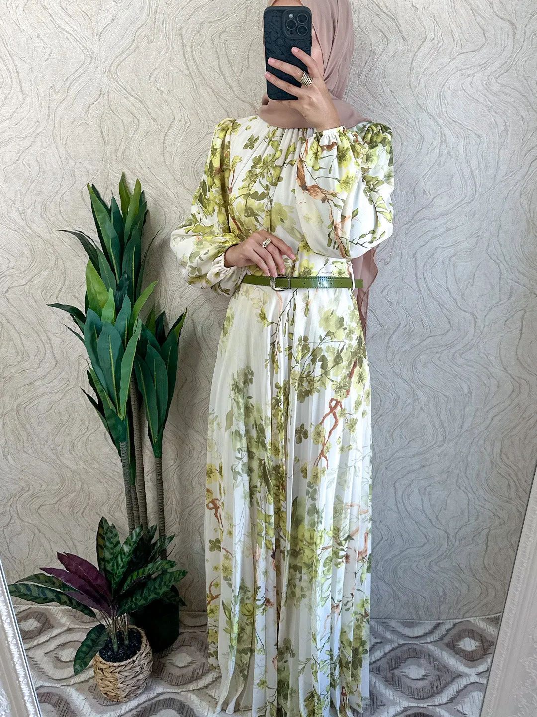 Floral Chiffon Dress