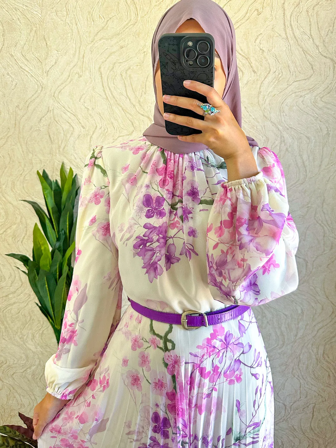 Floral Chiffon Dress