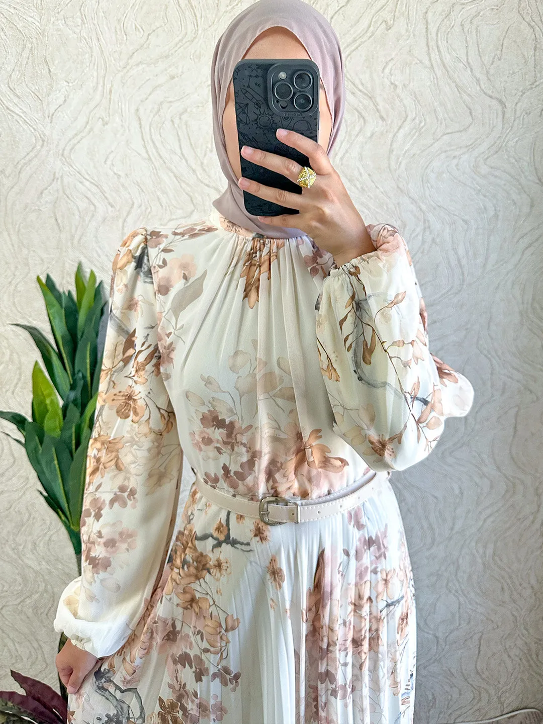 Floral Chiffon Dress