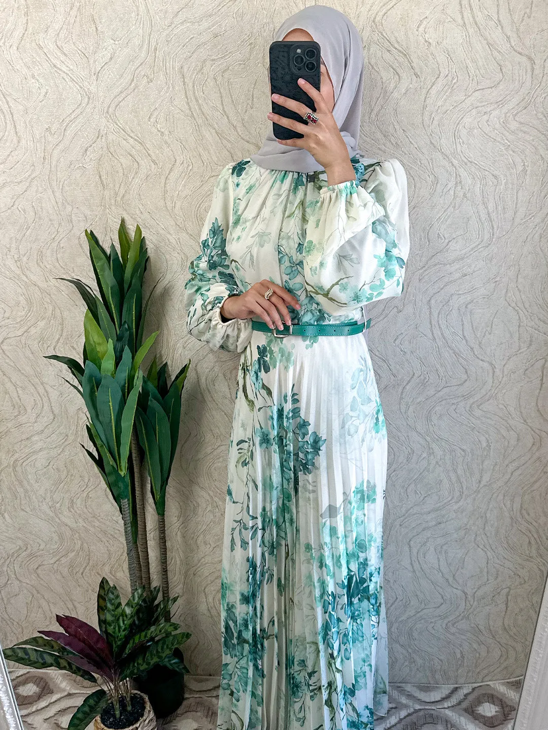 Floral Chiffon Dress