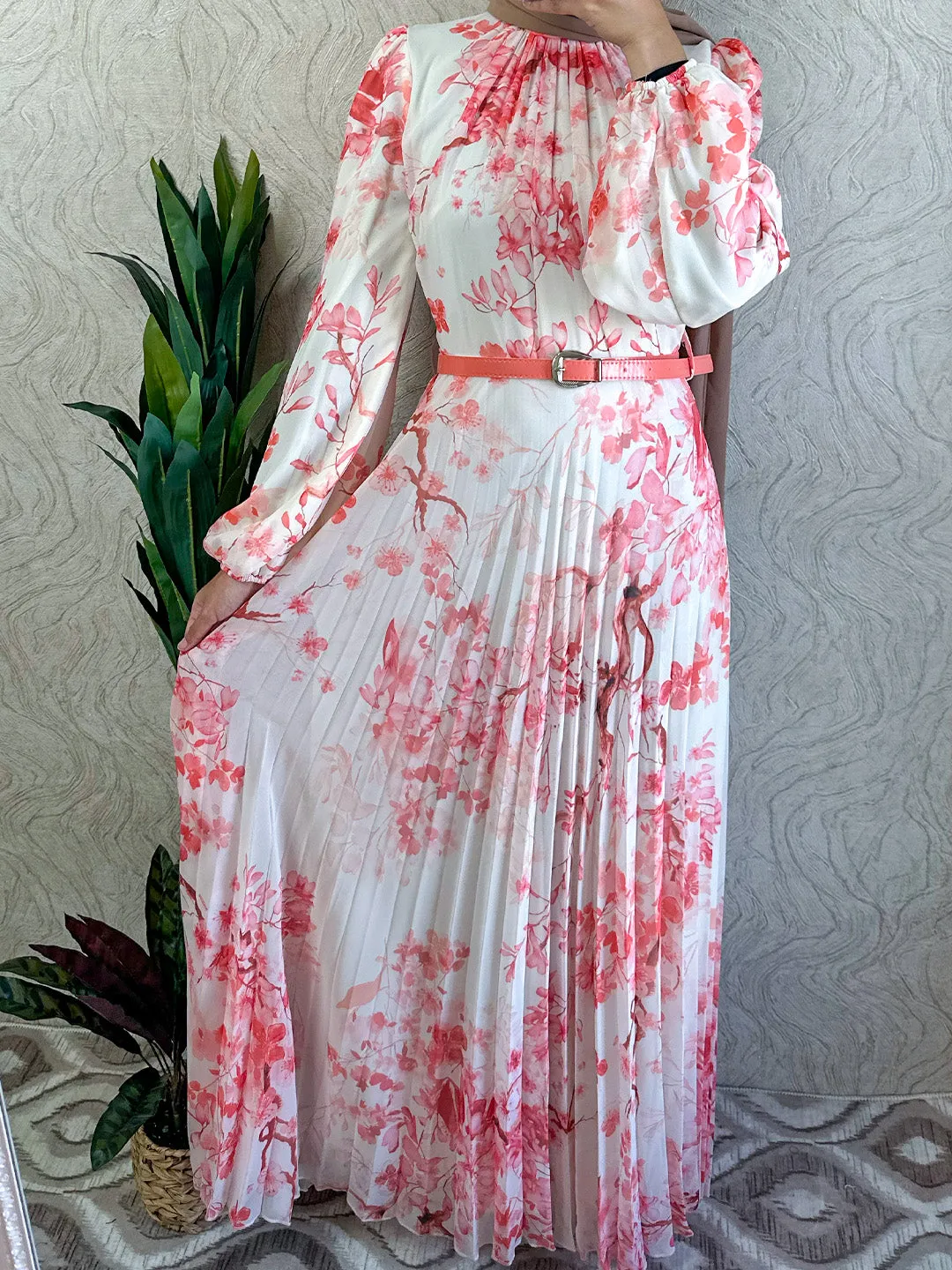 Floral Chiffon Dress