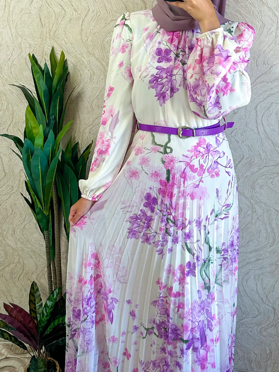 Floral Chiffon Dress