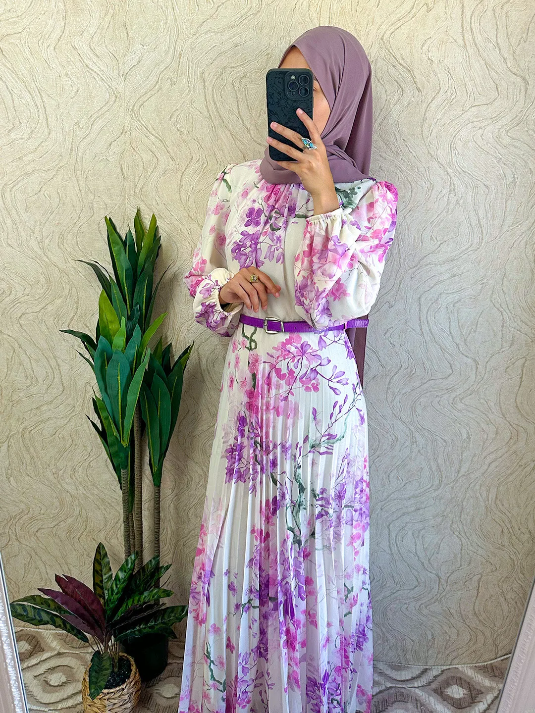 Floral Chiffon Dress