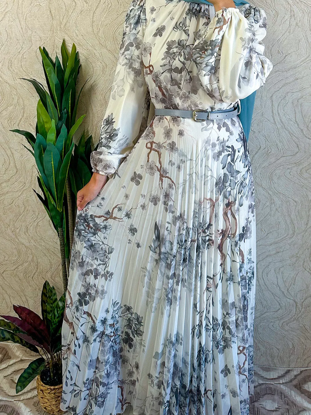 Floral Chiffon Dress
