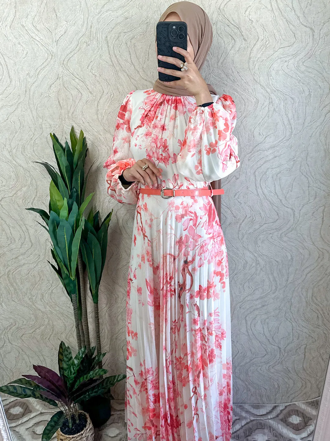 Floral Chiffon Dress