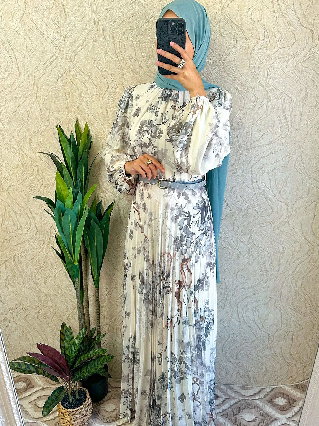 Floral Chiffon Dress