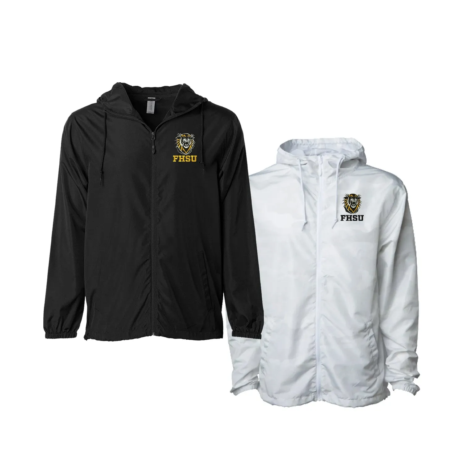 Fort Hays State University Full Zip Windbreaker