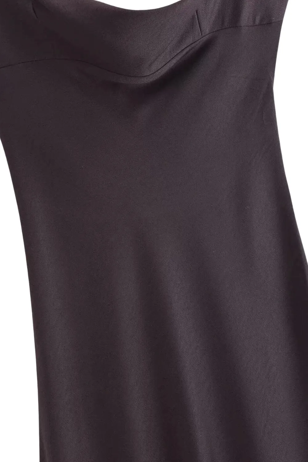 'Garrett' Chic Satin Pleated Shift Dress
