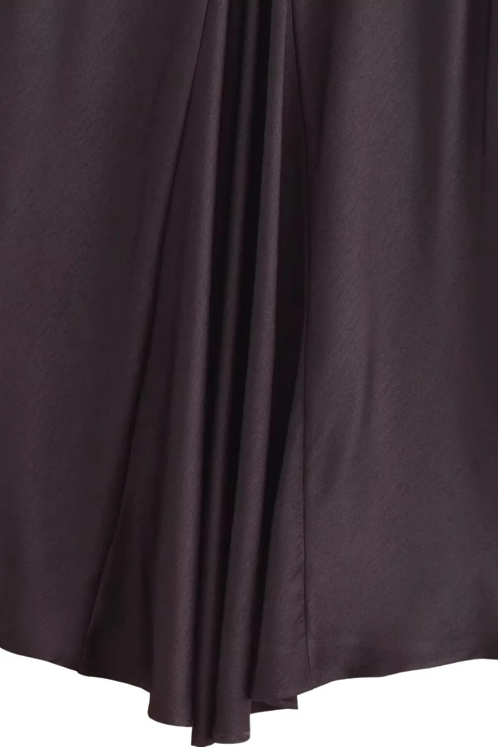 'Garrett' Chic Satin Pleated Shift Dress