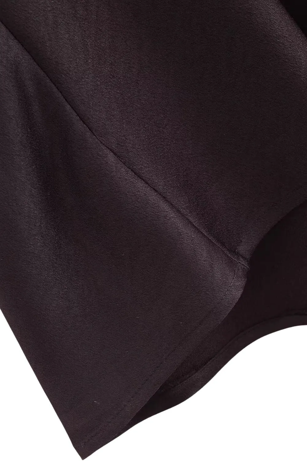 'Garrett' Chic Satin Pleated Shift Dress