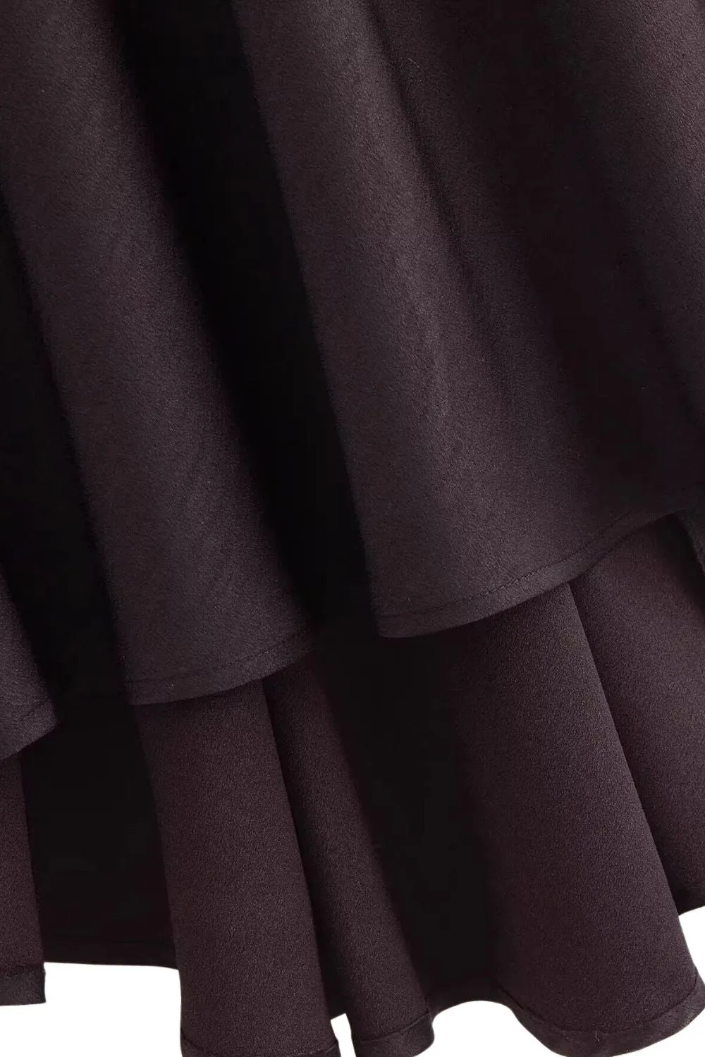 'Garrett' Chic Satin Pleated Shift Dress