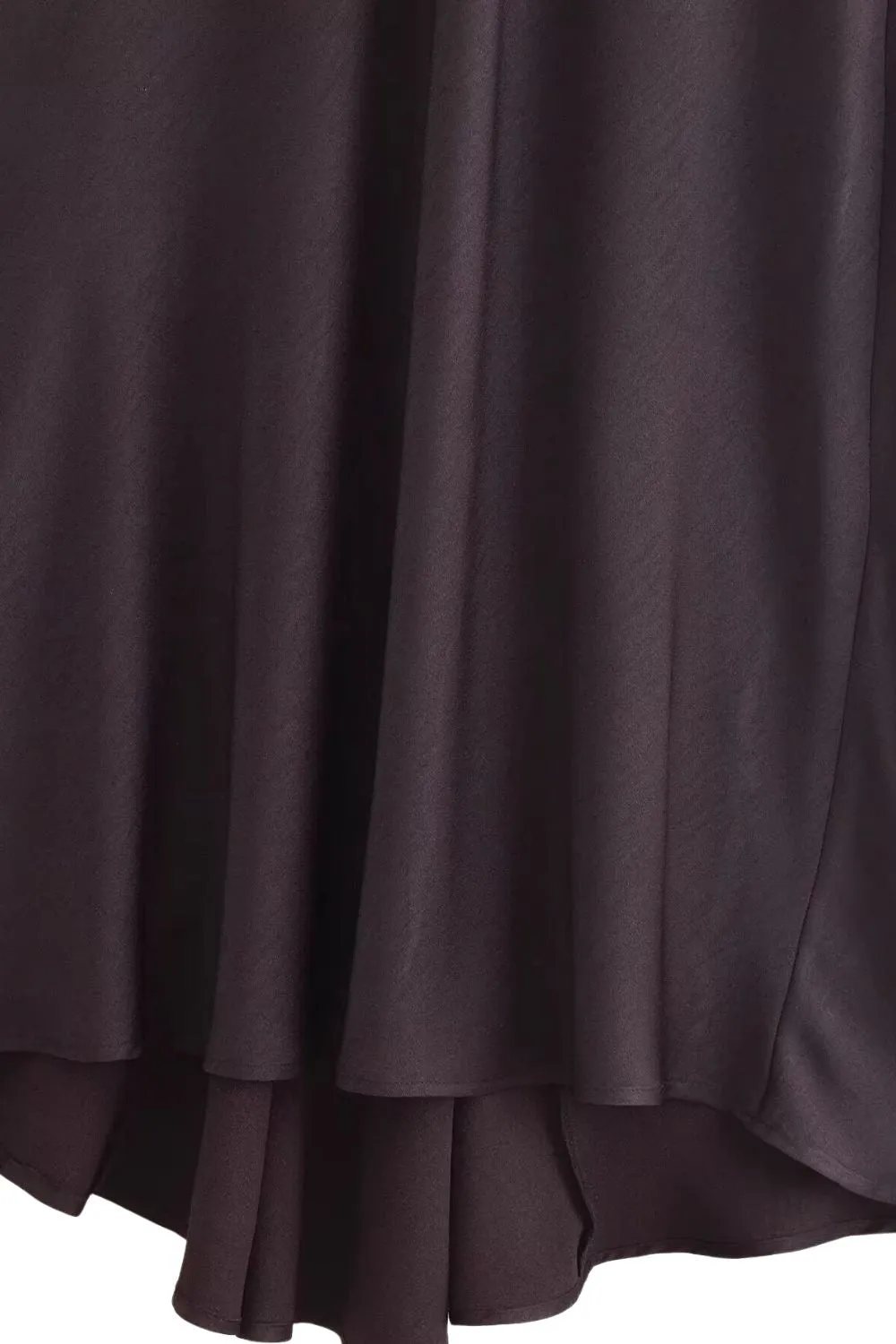 'Garrett' Chic Satin Pleated Shift Dress