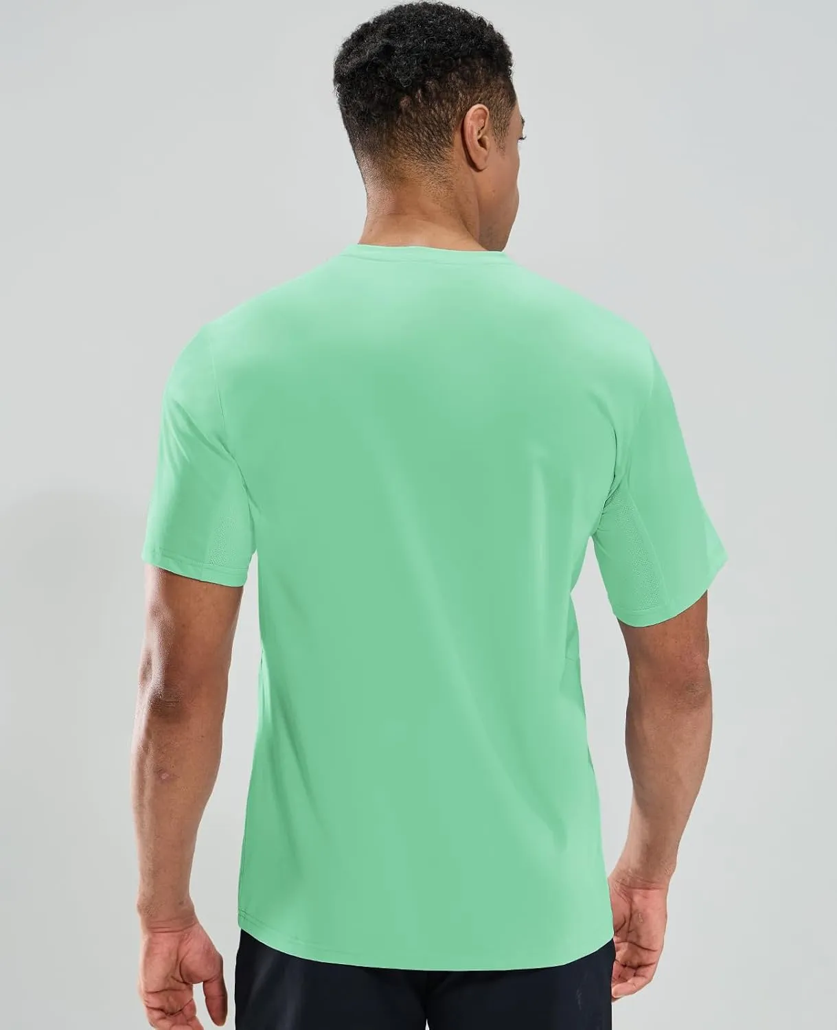 Haimont Men's Running T-Shirt Dry Fit Crewneck Athletic Tee Shirts Moisture Wicking Short Sleeve Stretchy Workout Gym