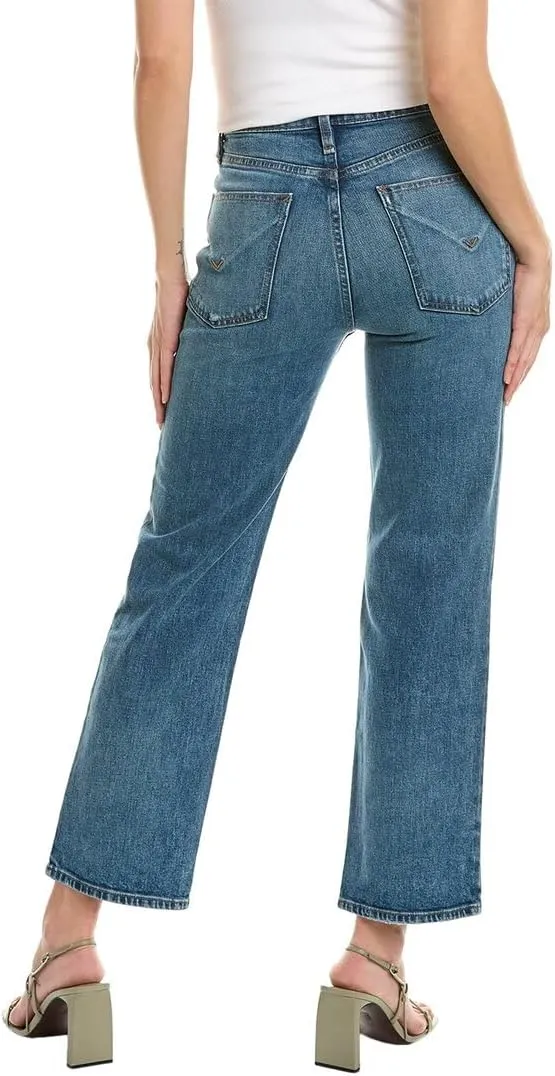 HUDSON Women's Remi High Rise, Straight Leg Ankle Jean