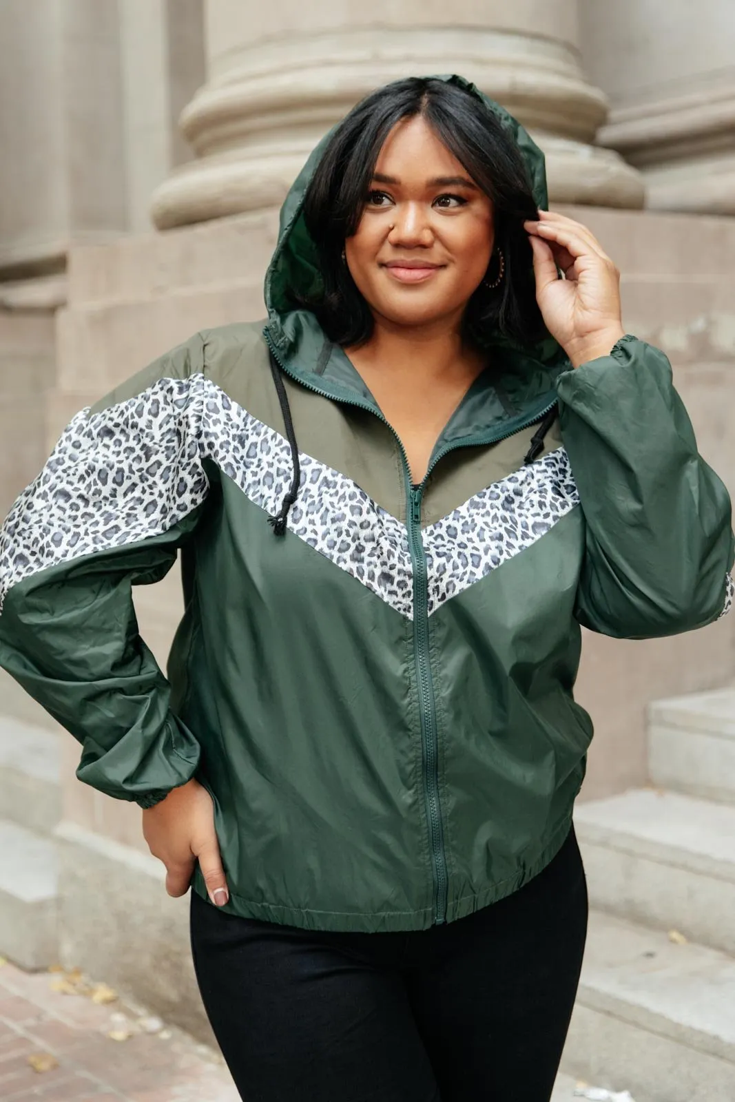In the Wild Windbreaker in Olive