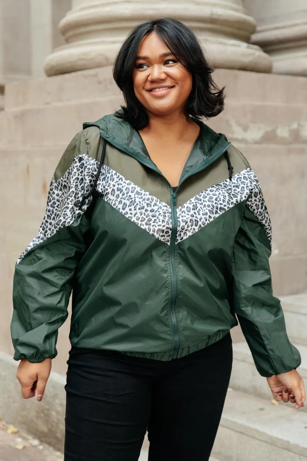 In the Wild Windbreaker in Olive