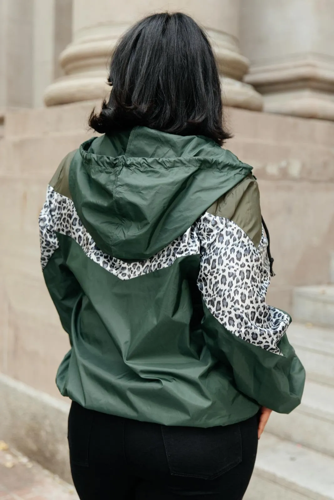 In the Wild Windbreaker in Olive