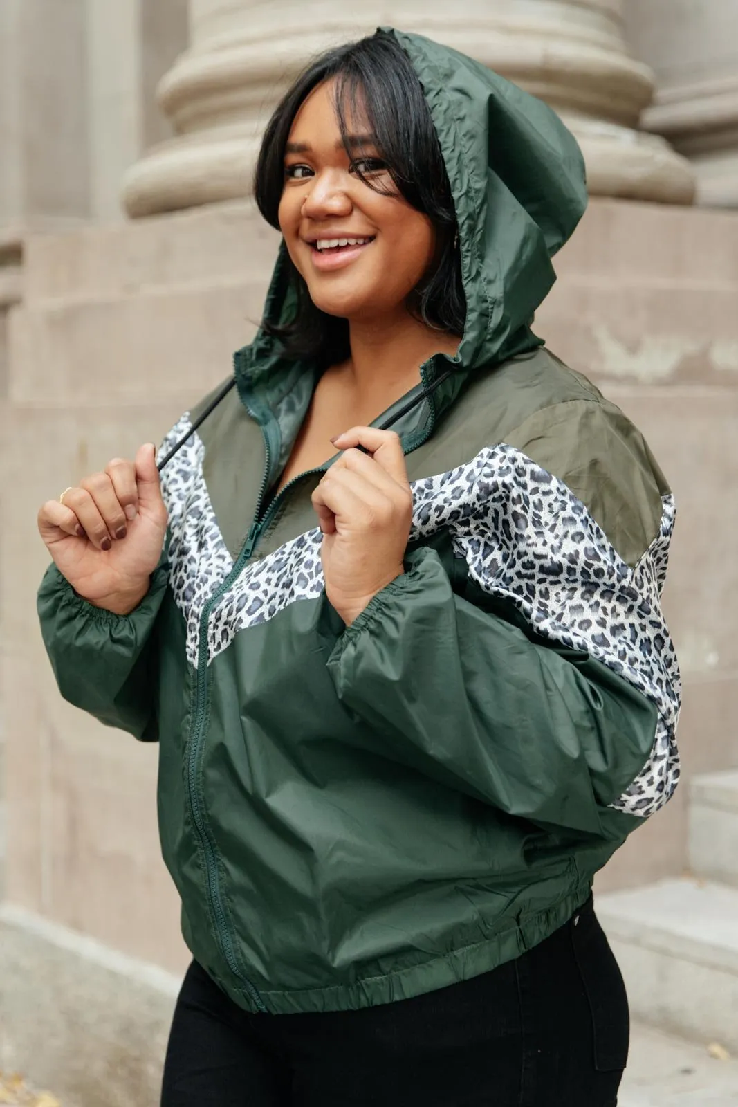 In the Wild Windbreaker in Olive