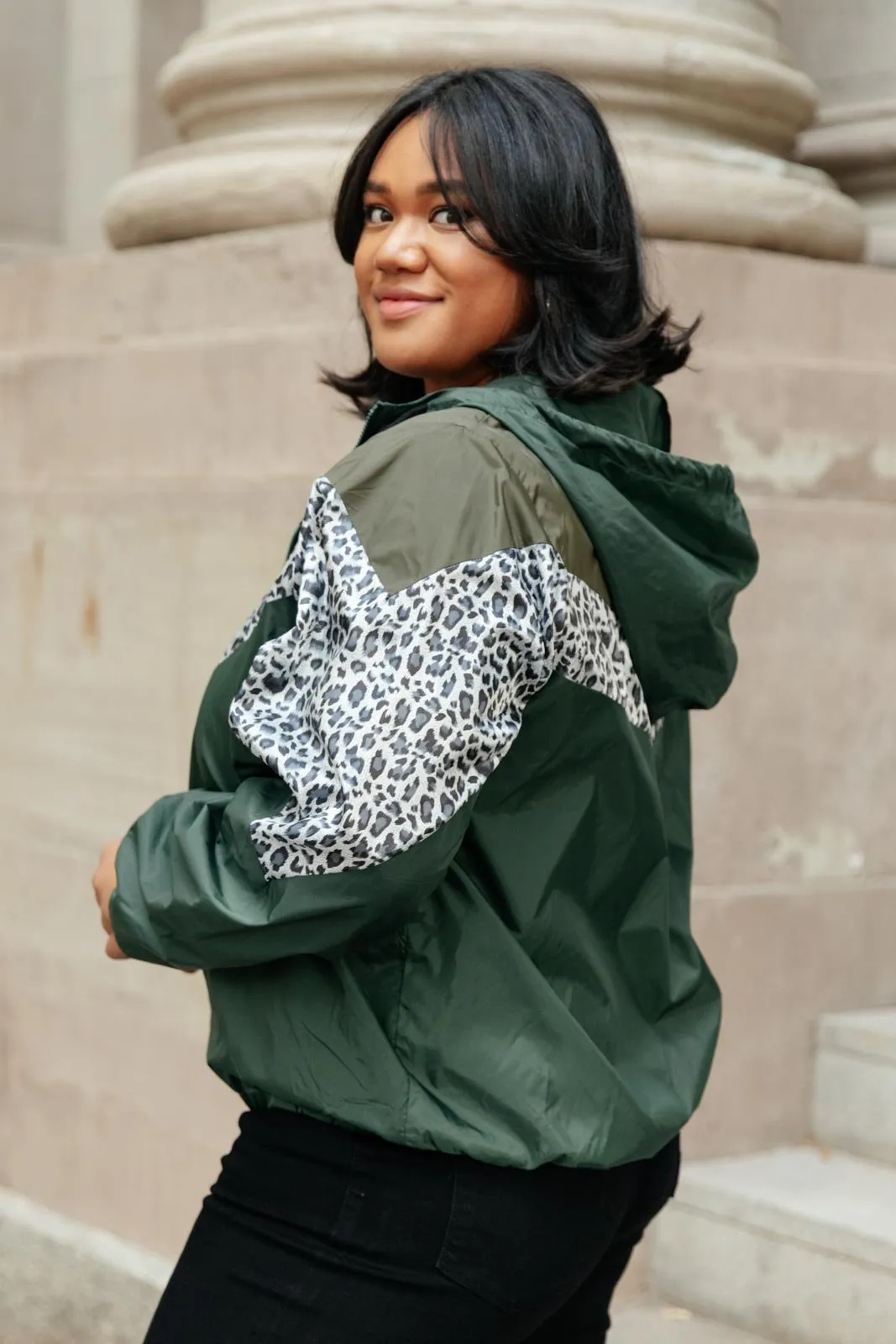 In the Wild Windbreaker in Olive