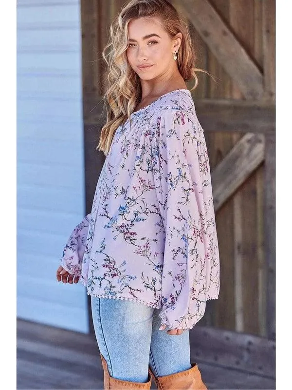 JAASE Mandy Print Rue Top