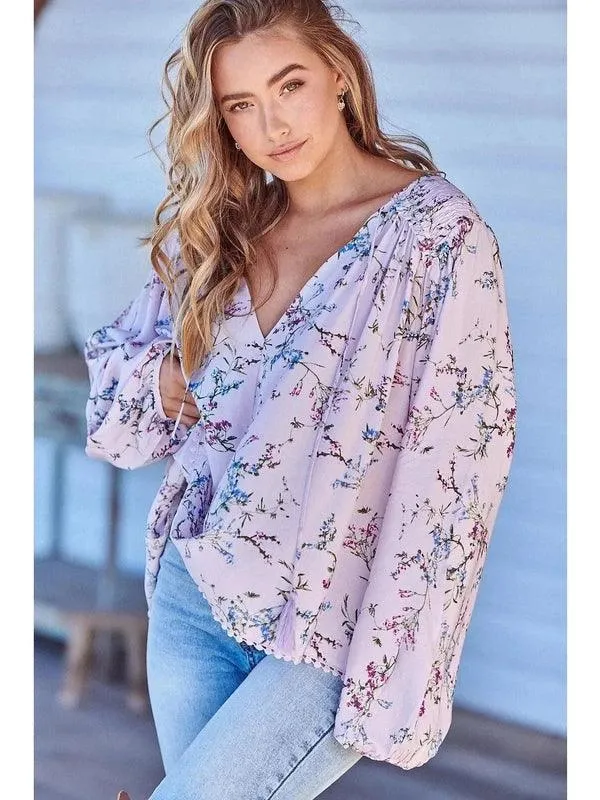 JAASE Mandy Print Rue Top