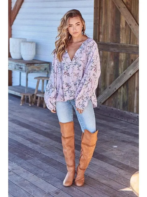 JAASE Mandy Print Rue Top