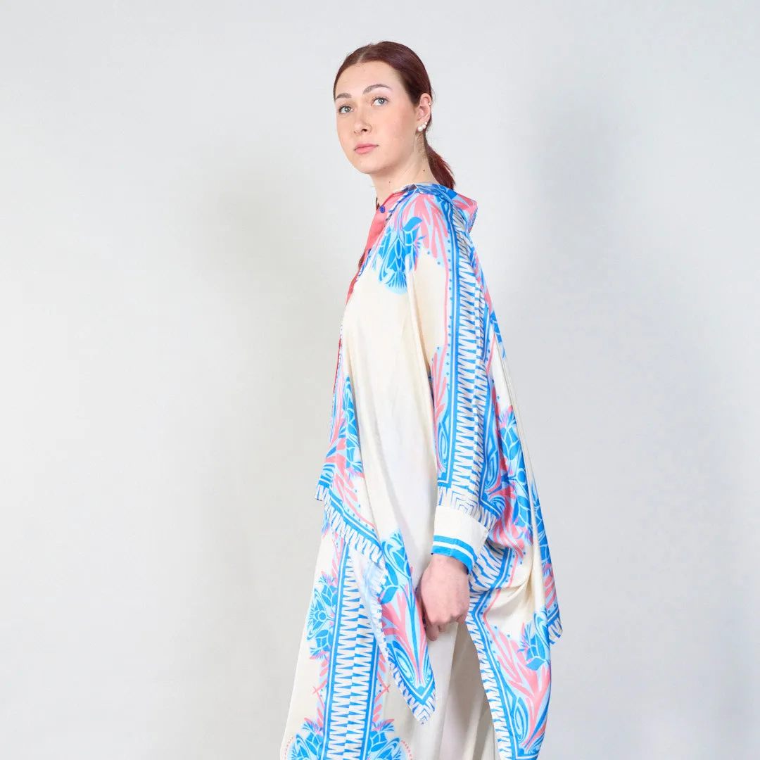 Mediterranean bloom print co-ord set wholesale