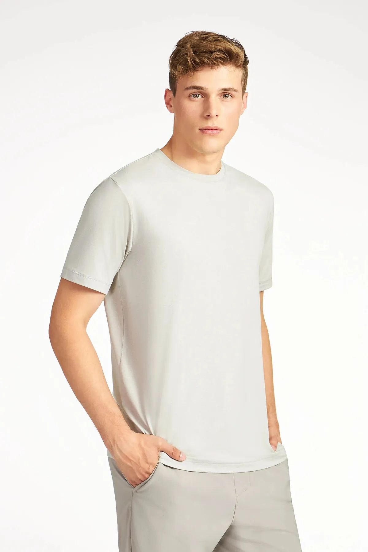 MEN'S BRUSHED SPACE DYED T-SHIRT