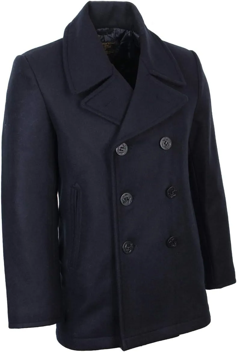 Mil-Tec Men's Us Navy Pea Coat Chiffon