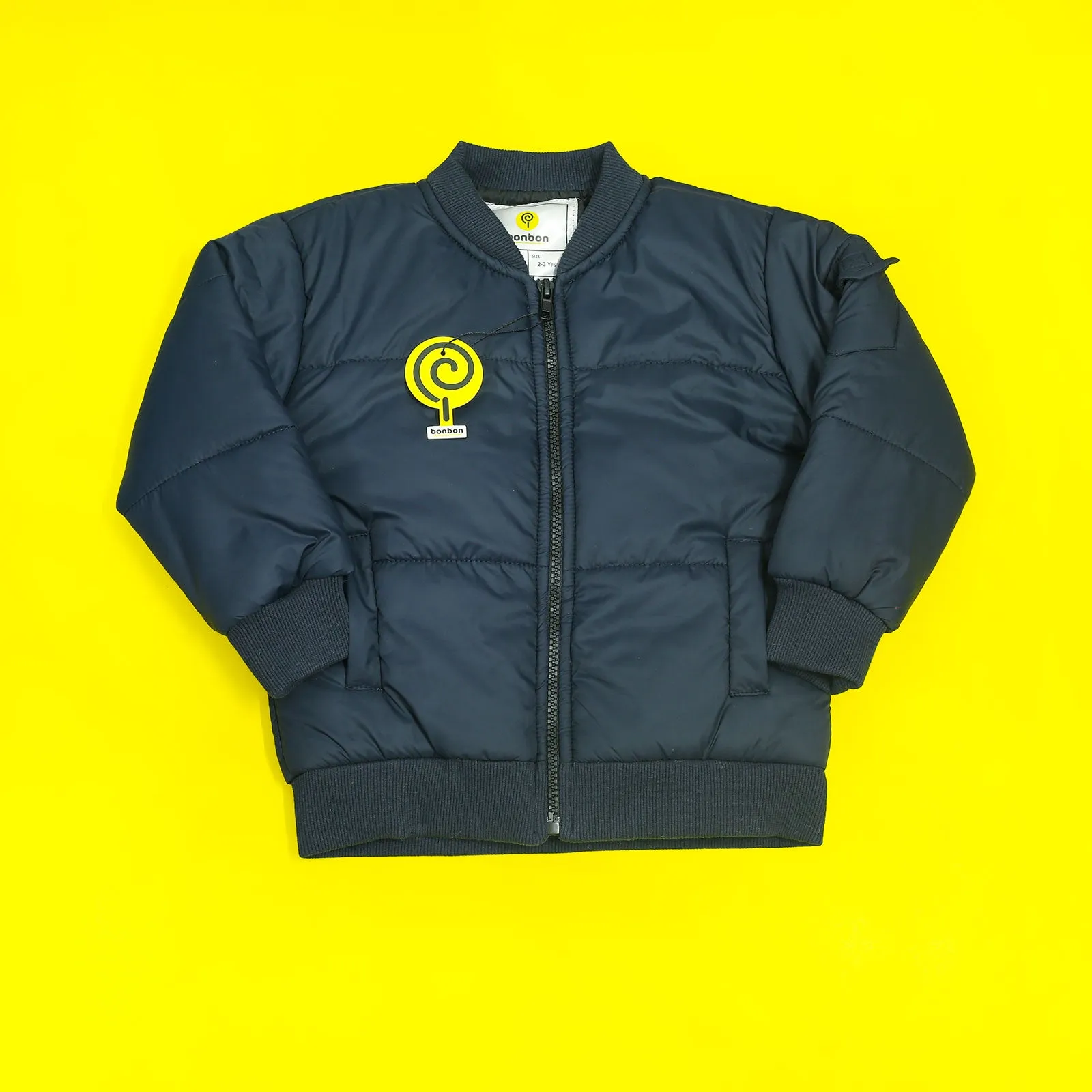 Navy Bomber Puffer Jacket