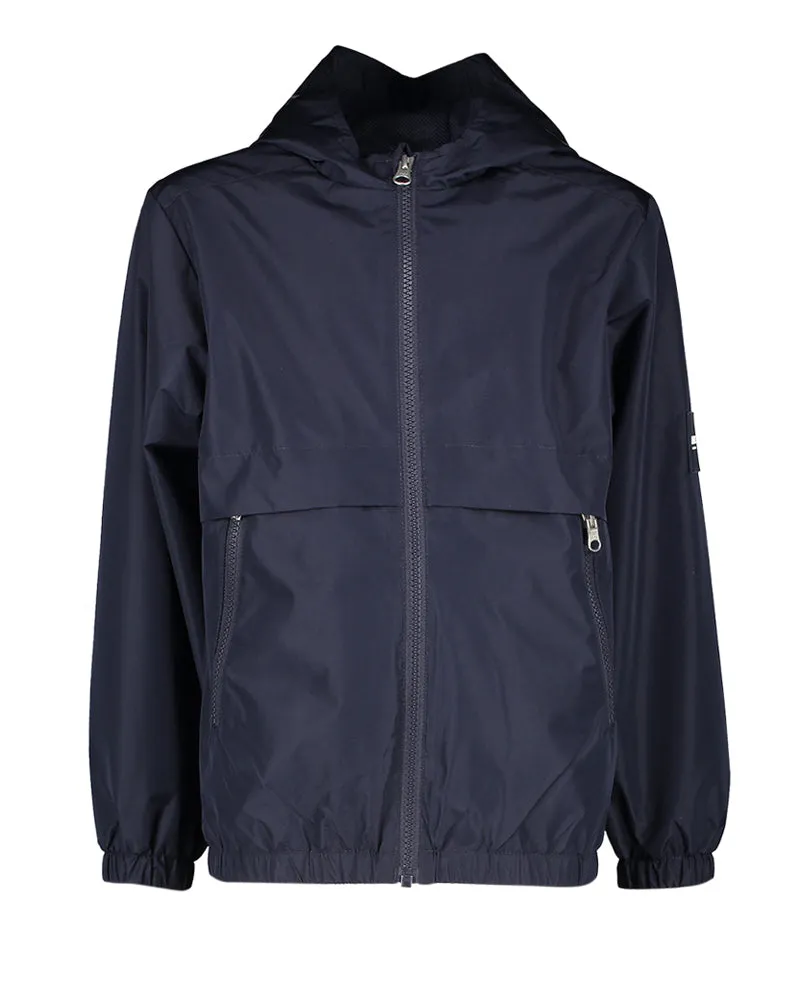 Navy Windbreaker