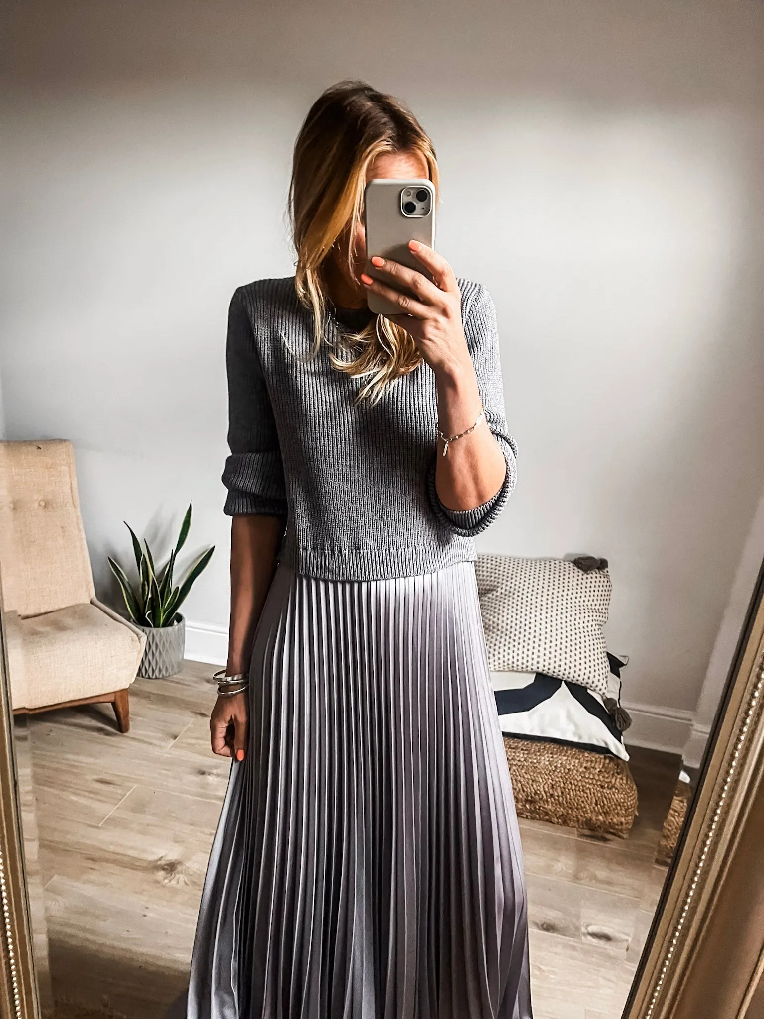 Neat Fit 2-in-1 Pleated Jumper Dress