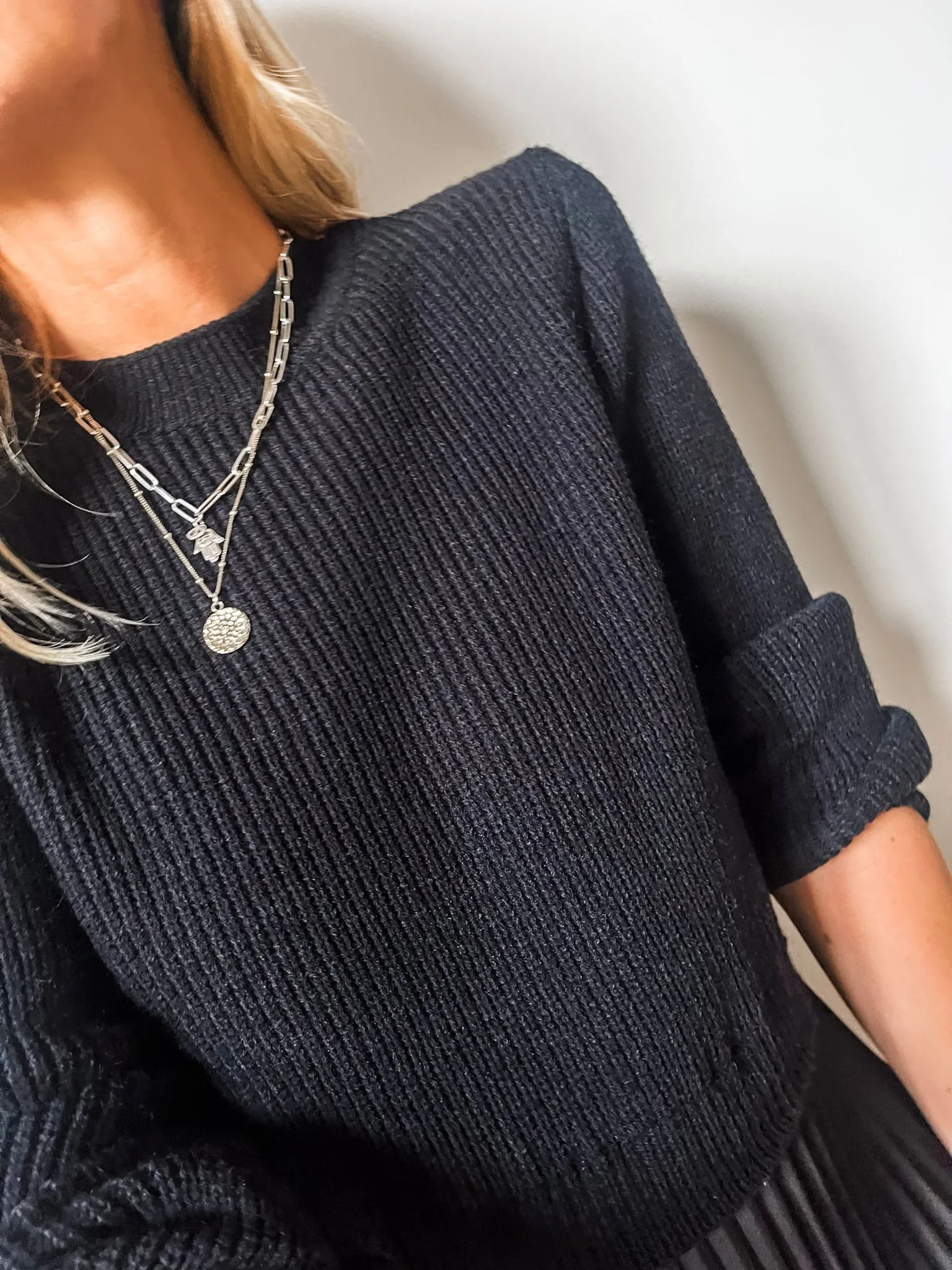 Neat Fit 2-in-1 Pleated Jumper Dress