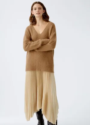 PLEATED MIDI SKIRT 90092