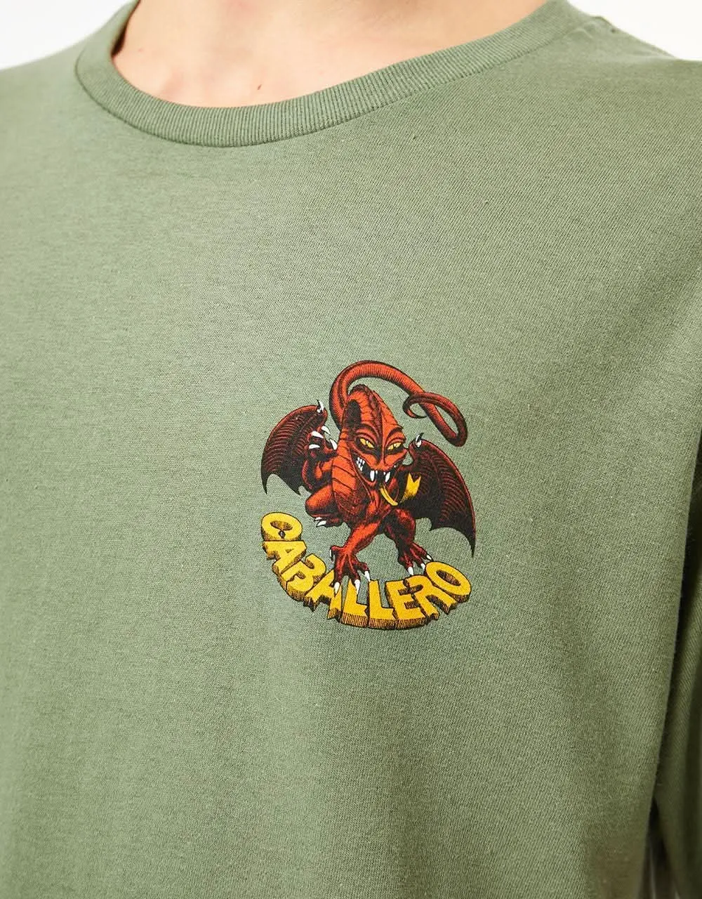 Powell Peralta Cab Classic Dragon II T-Shirt - Military Green