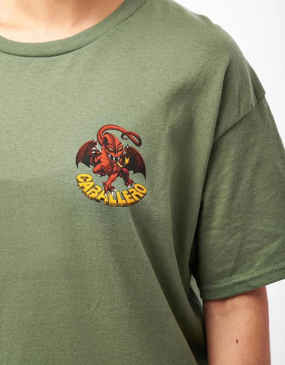 Powell Peralta Cab Classic Dragon II T-Shirt - Military Green